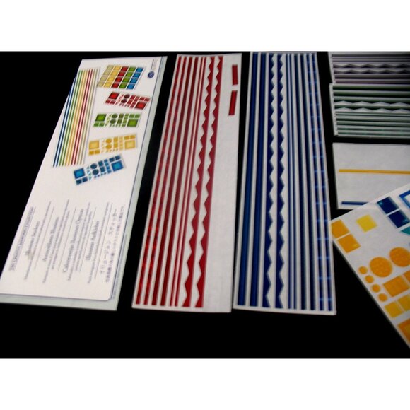 Creative Memories Lot Stickers, Dimensions, Illusions, Mrs. Grossman Gr Lengths - Picture 1 of 8